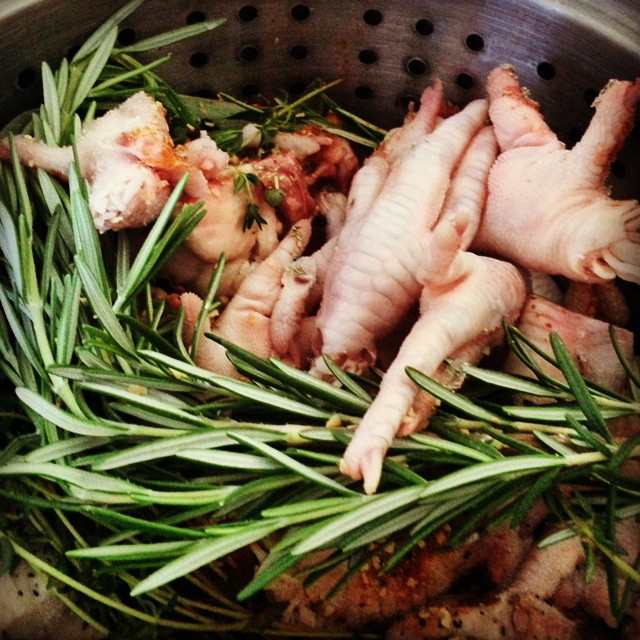 Making Chicken Stock