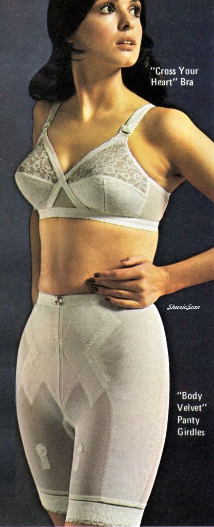 1980 vintage bra AD PLAYTEX Cross Your Heart Sleek New BRAS 092621