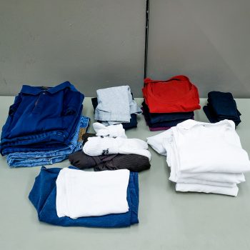 folding laundry