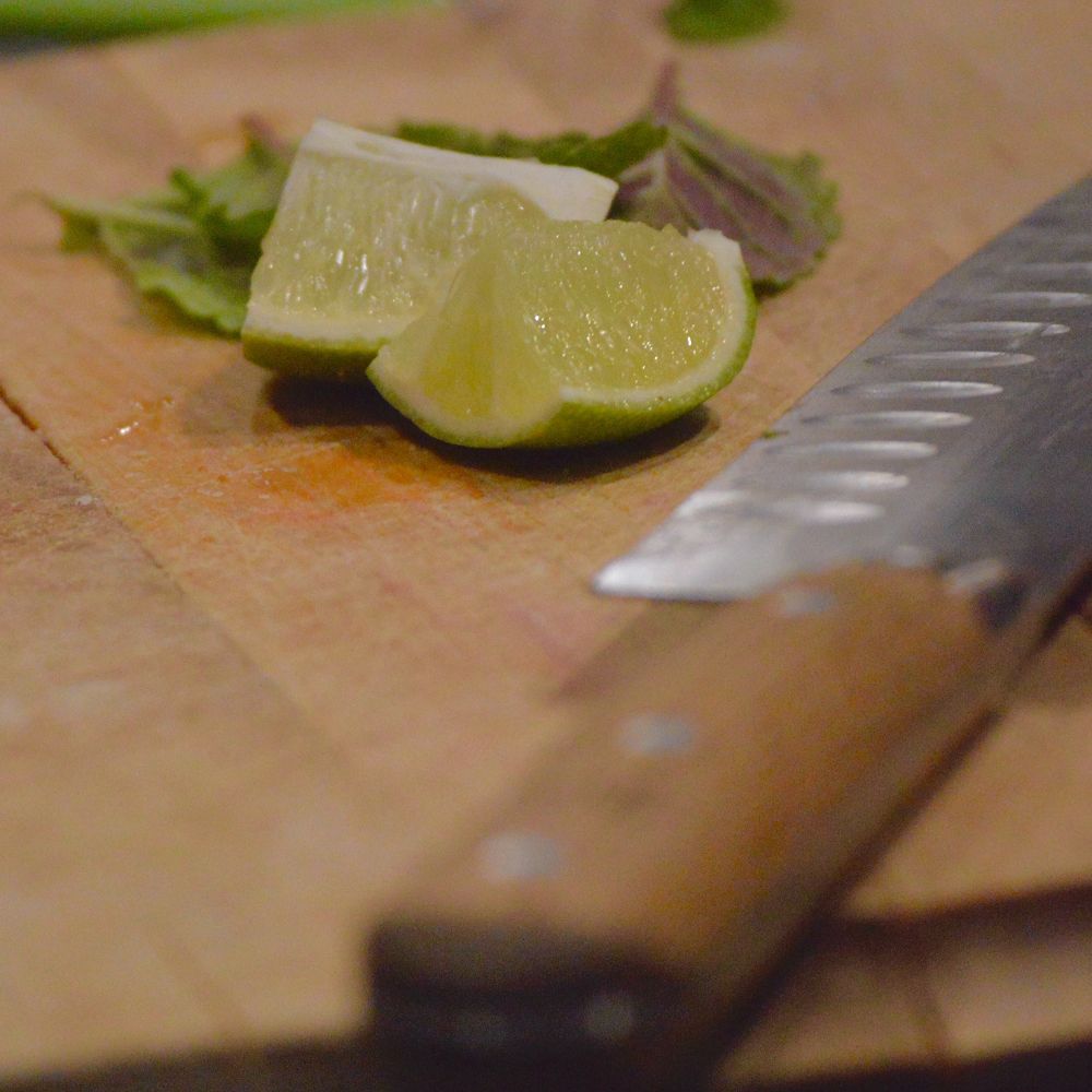 Lime Wedges for Post Thanksgiving Soup